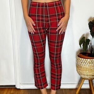 UO Red Plaid Pants